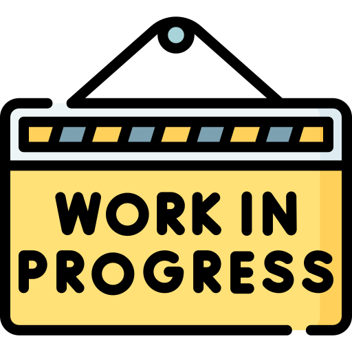 Work in progress logo